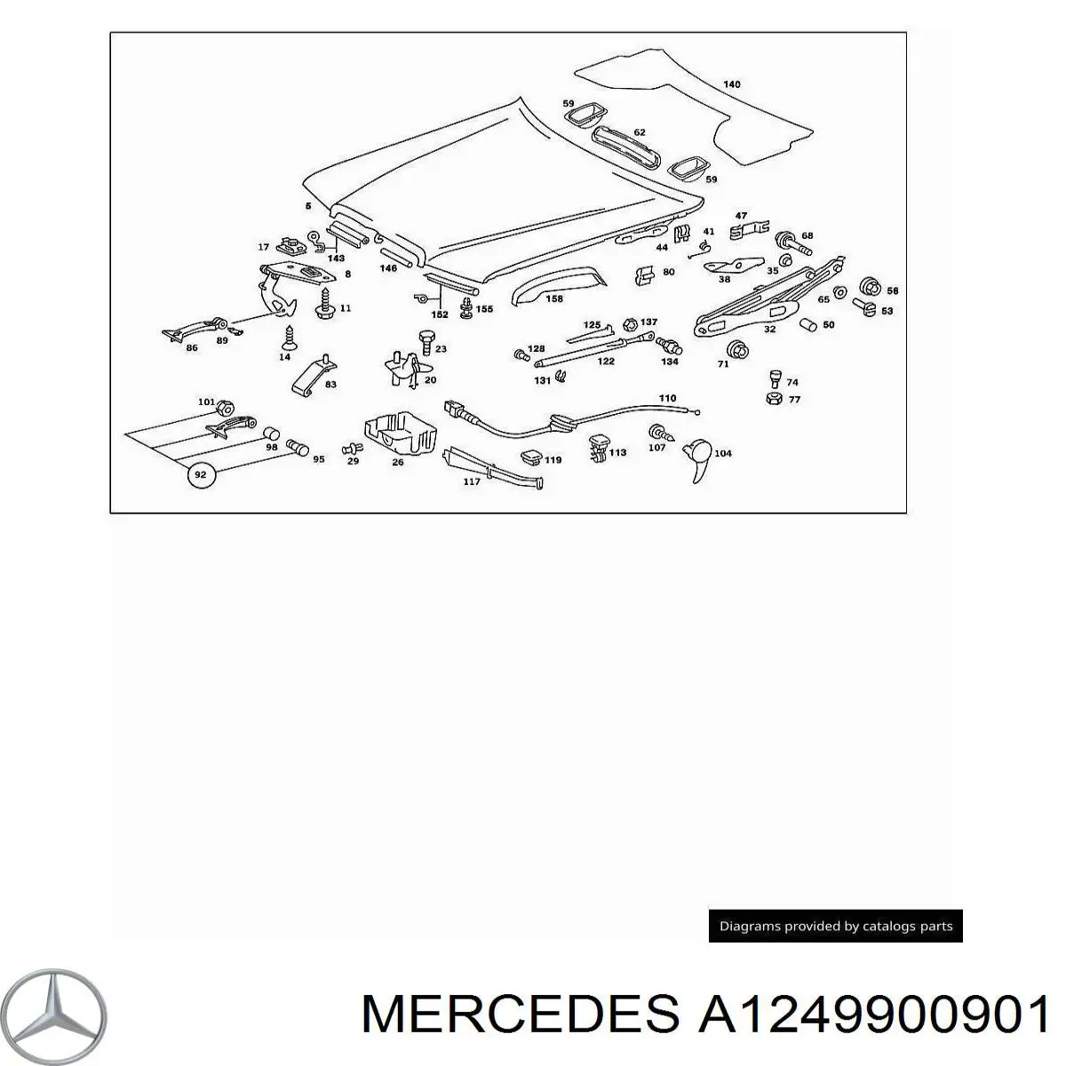 Купить A1249900901 Mercedes 