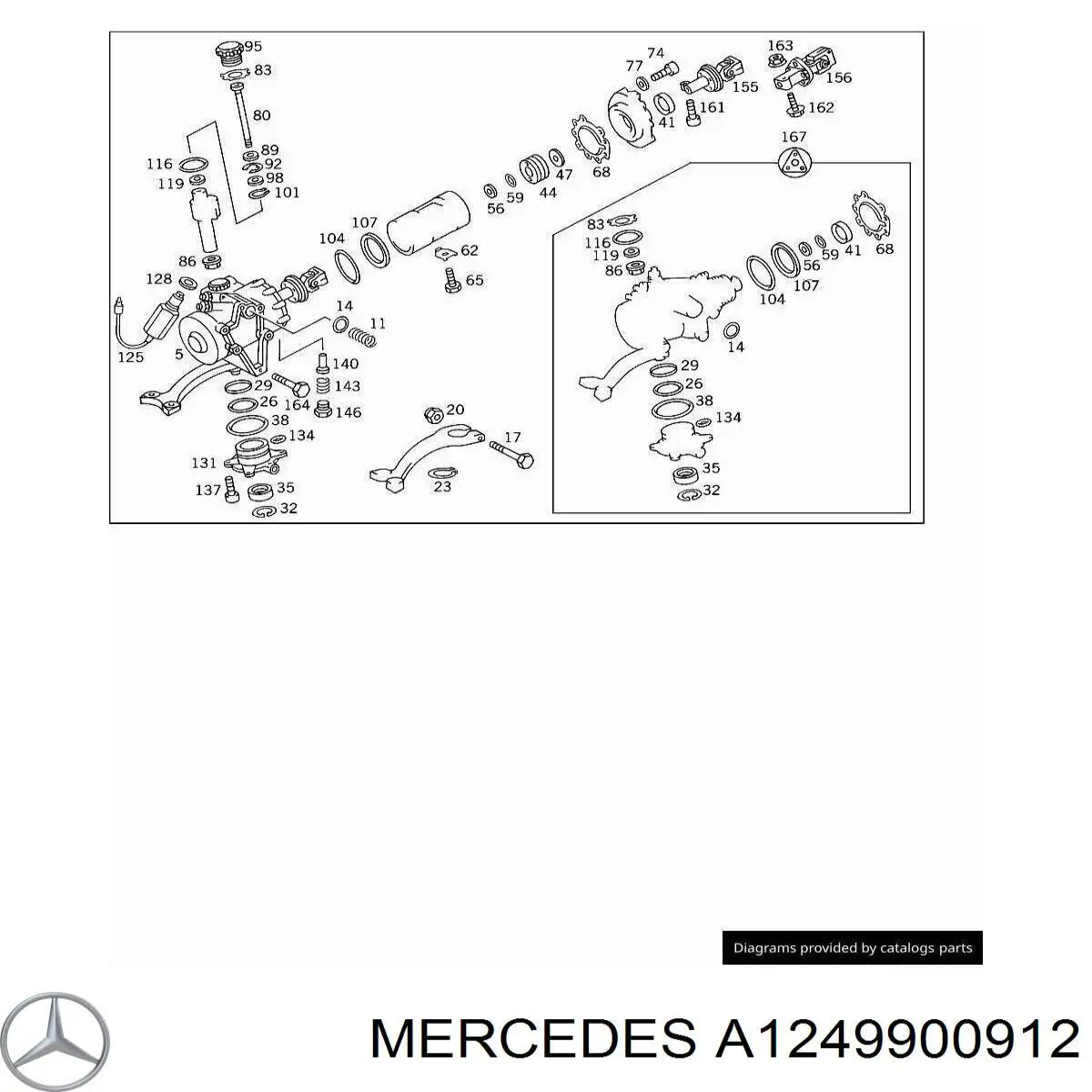  Mercedes A1249900912 цена, от 0.36 USD
