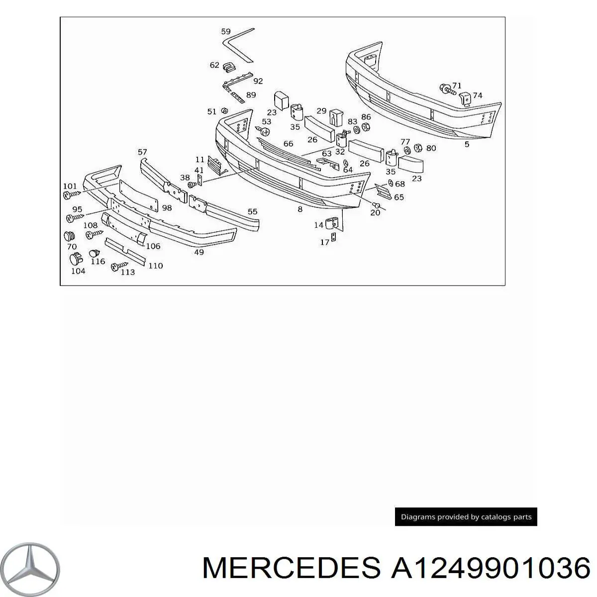  A1249901036 Mercedes