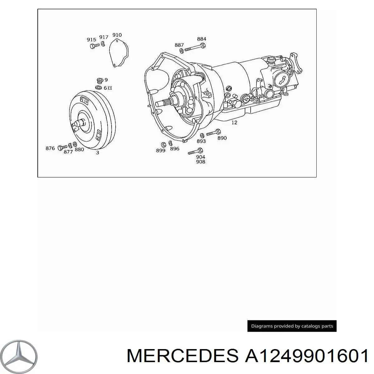 Купить A1249901601 Mercedes 