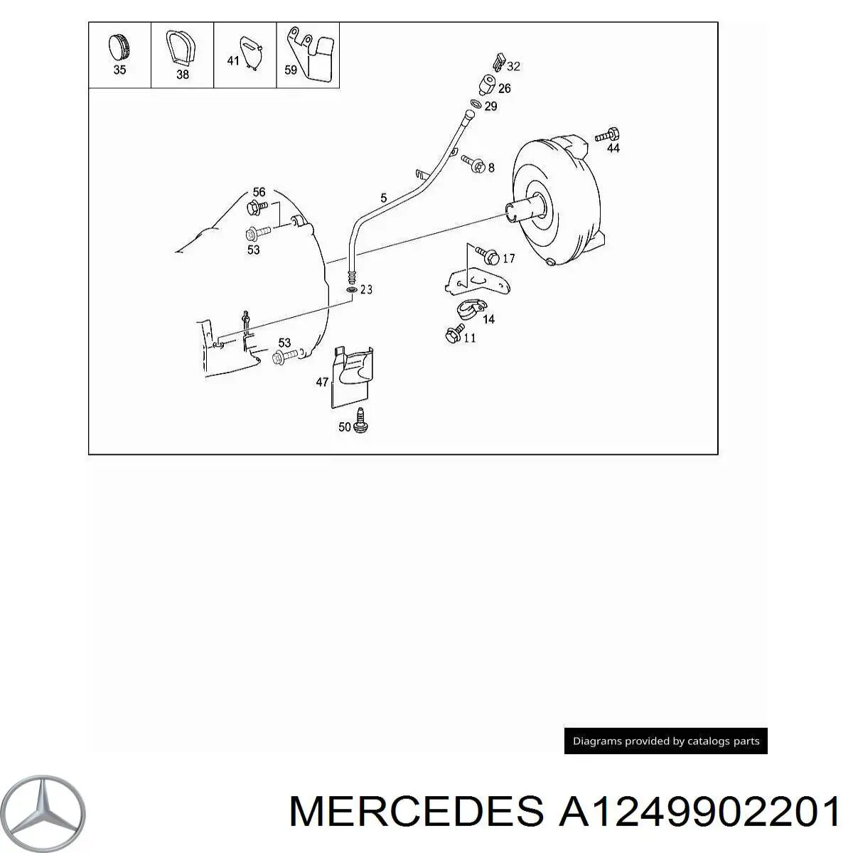  Mercedes 1249902201 цена, от 8.80 USD