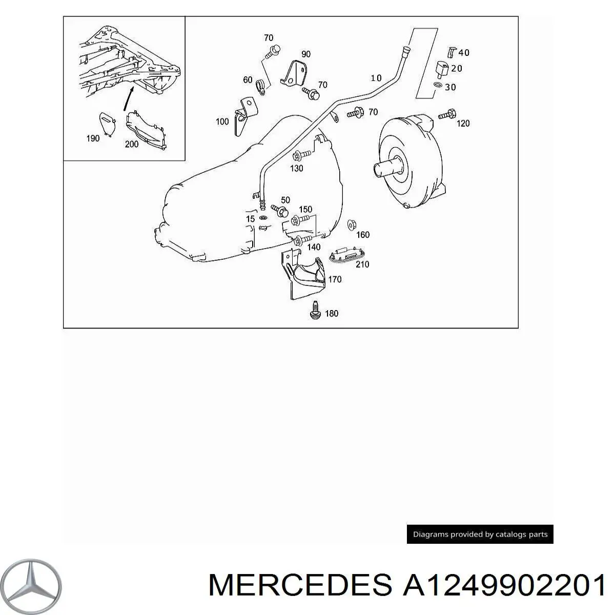 Купить 1249902201 Mercedes 