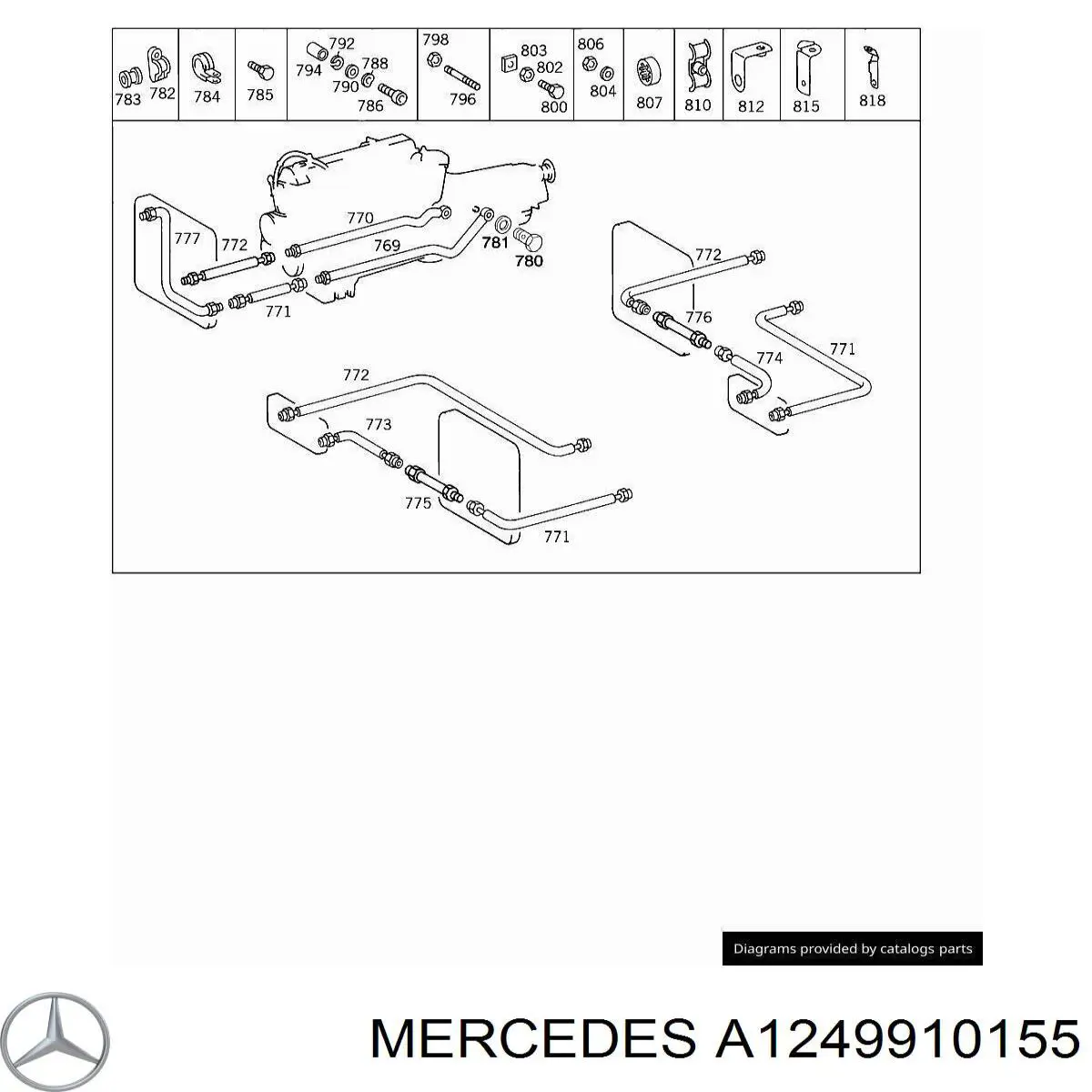 A1249910155 Mercedes 