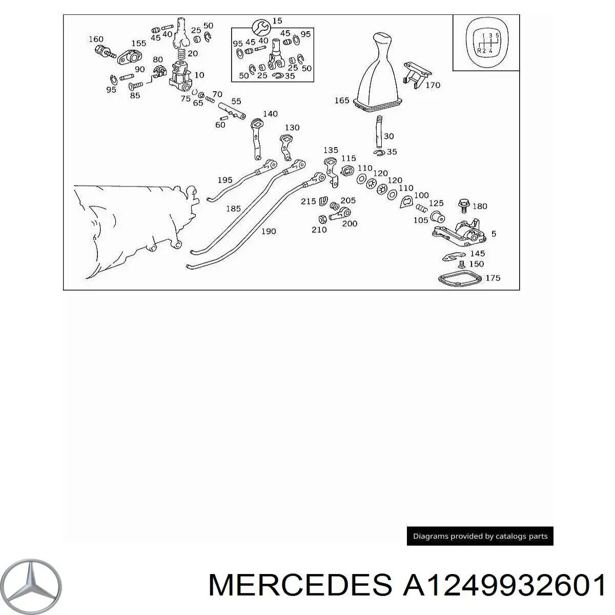  Mercedes A1249932601 цена, от 4.28 USD