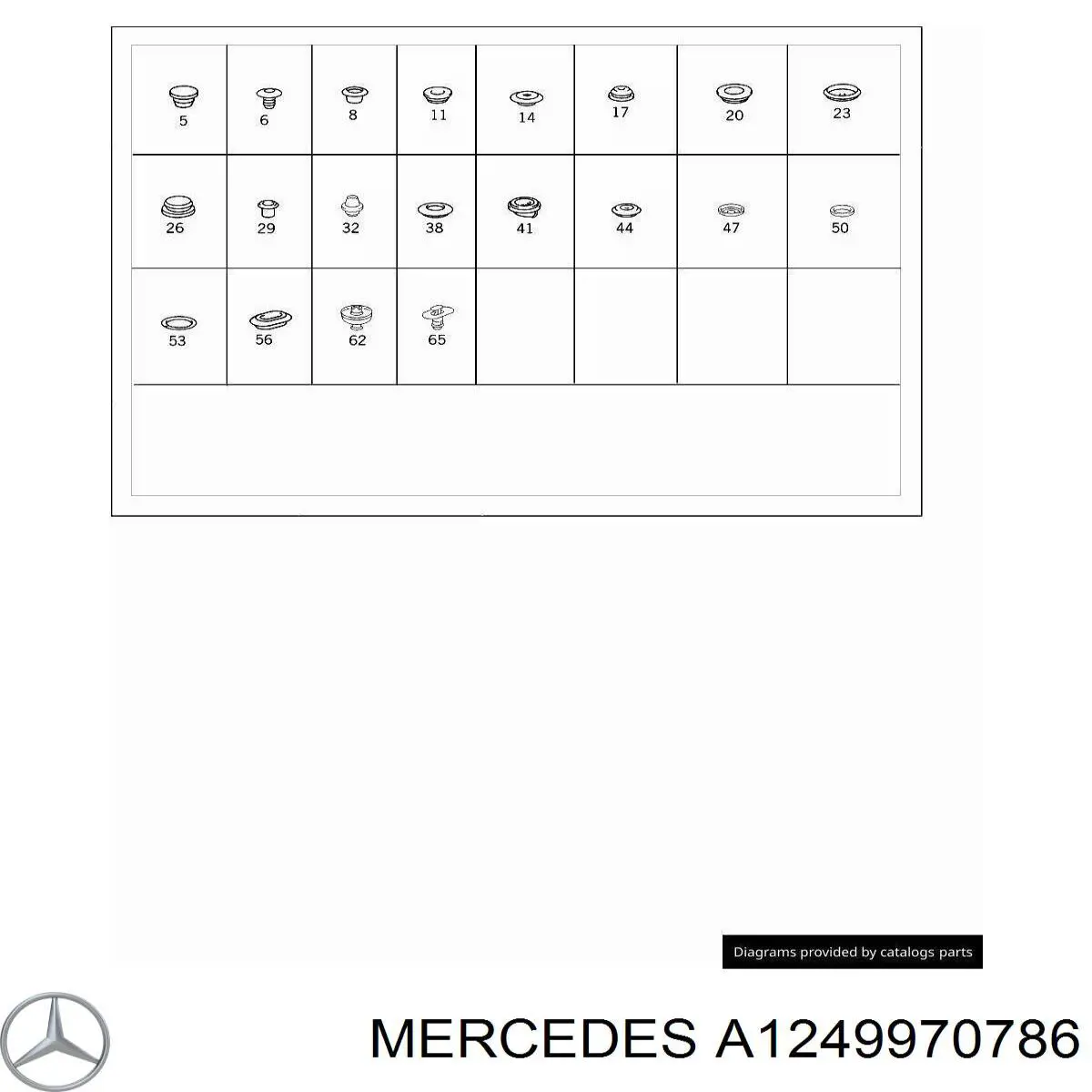 Купить A1249970786 Mercedes 