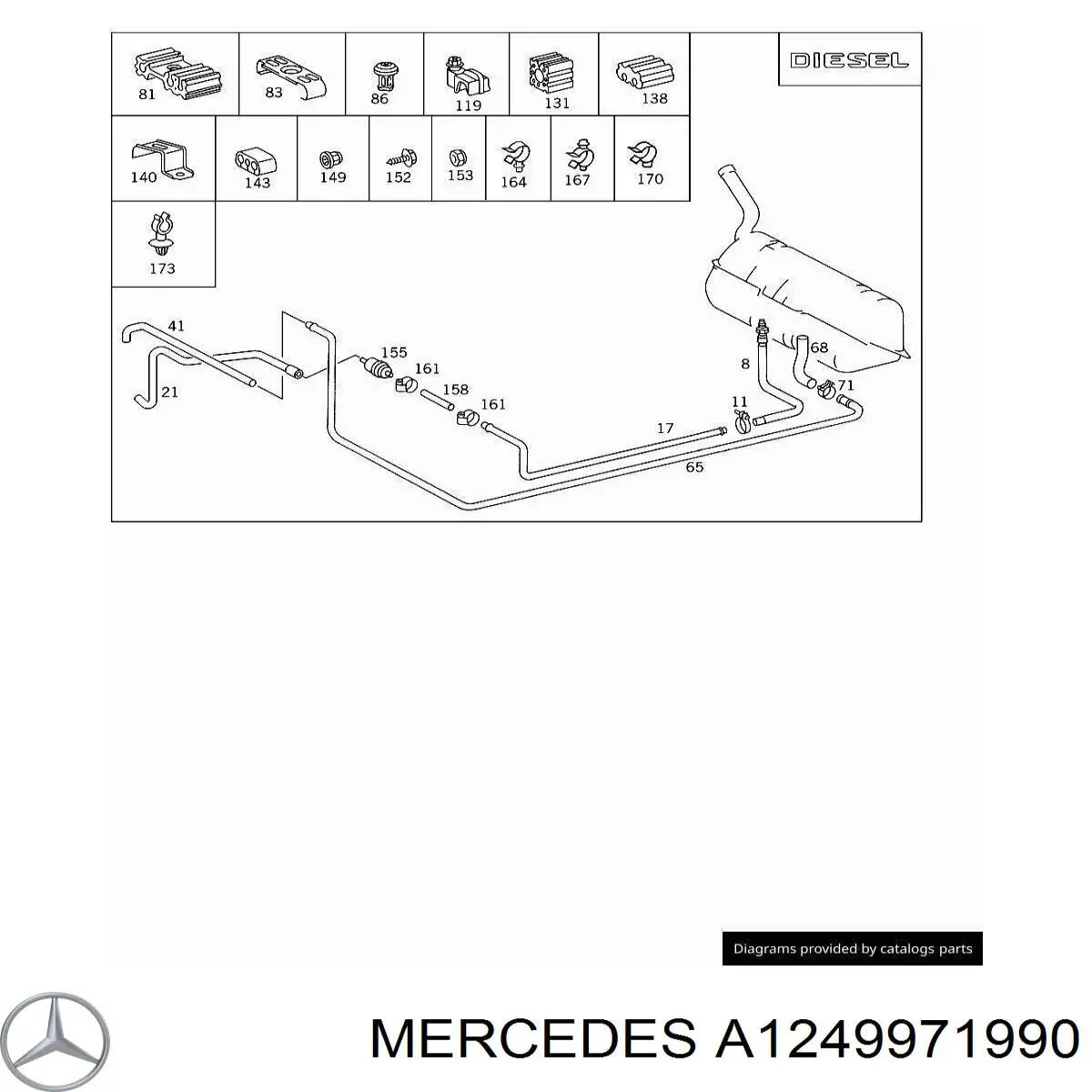  A1249971990 Mercedes