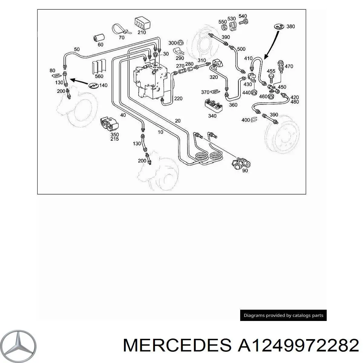 Купить A1249972282 Mercedes 