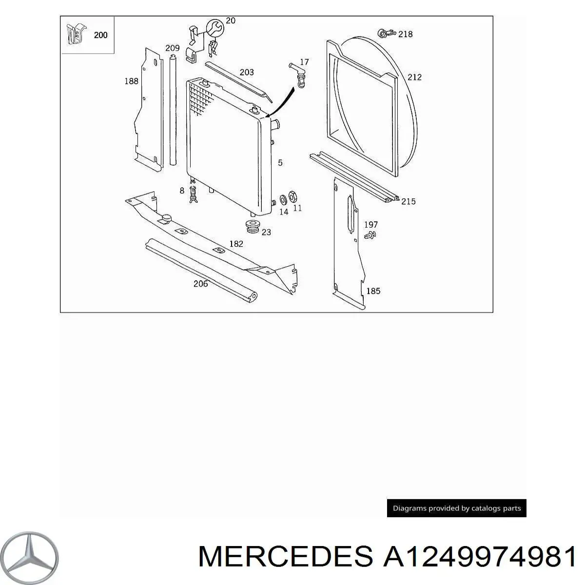  A1249974981 Mercedes