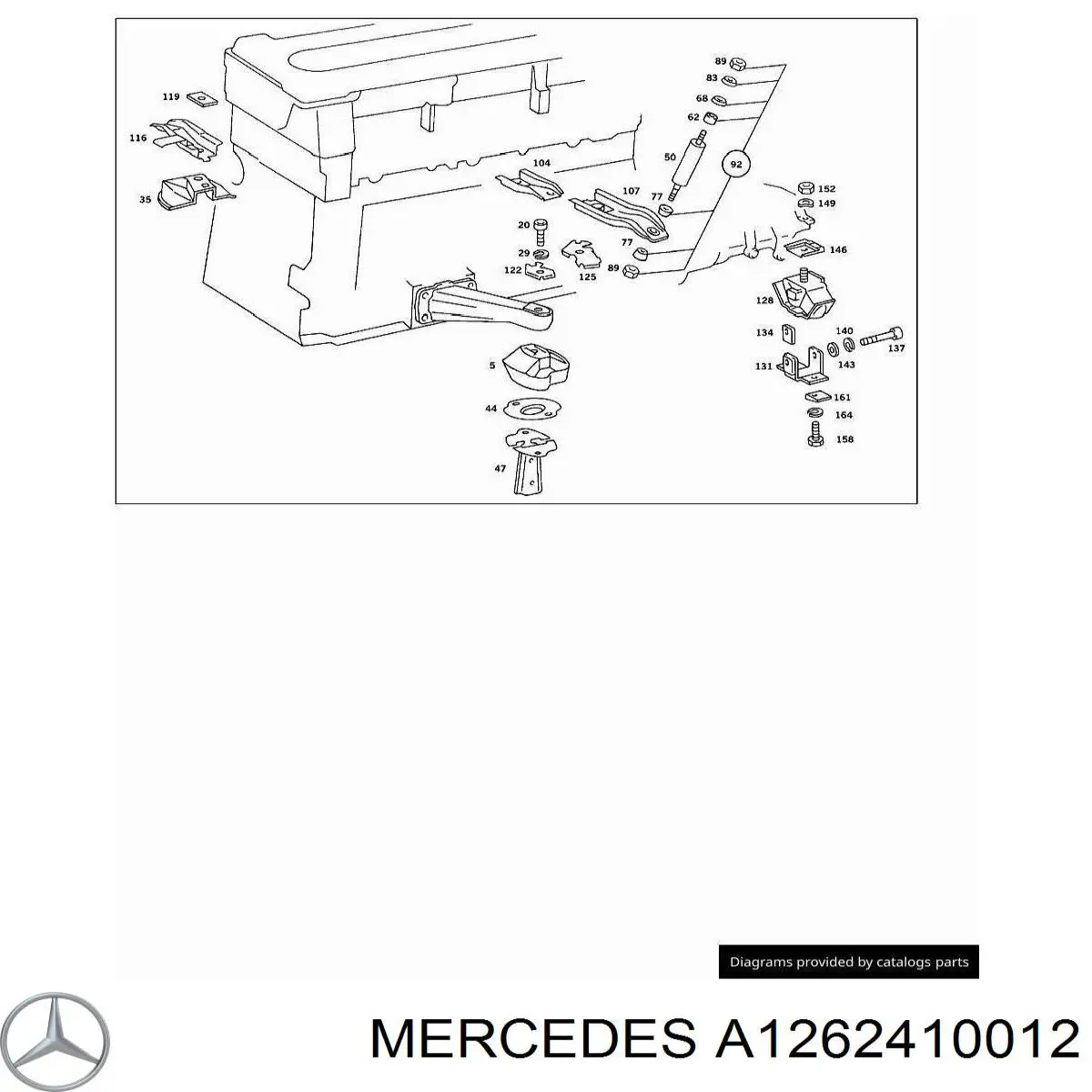 A1262410012 Mercedes 