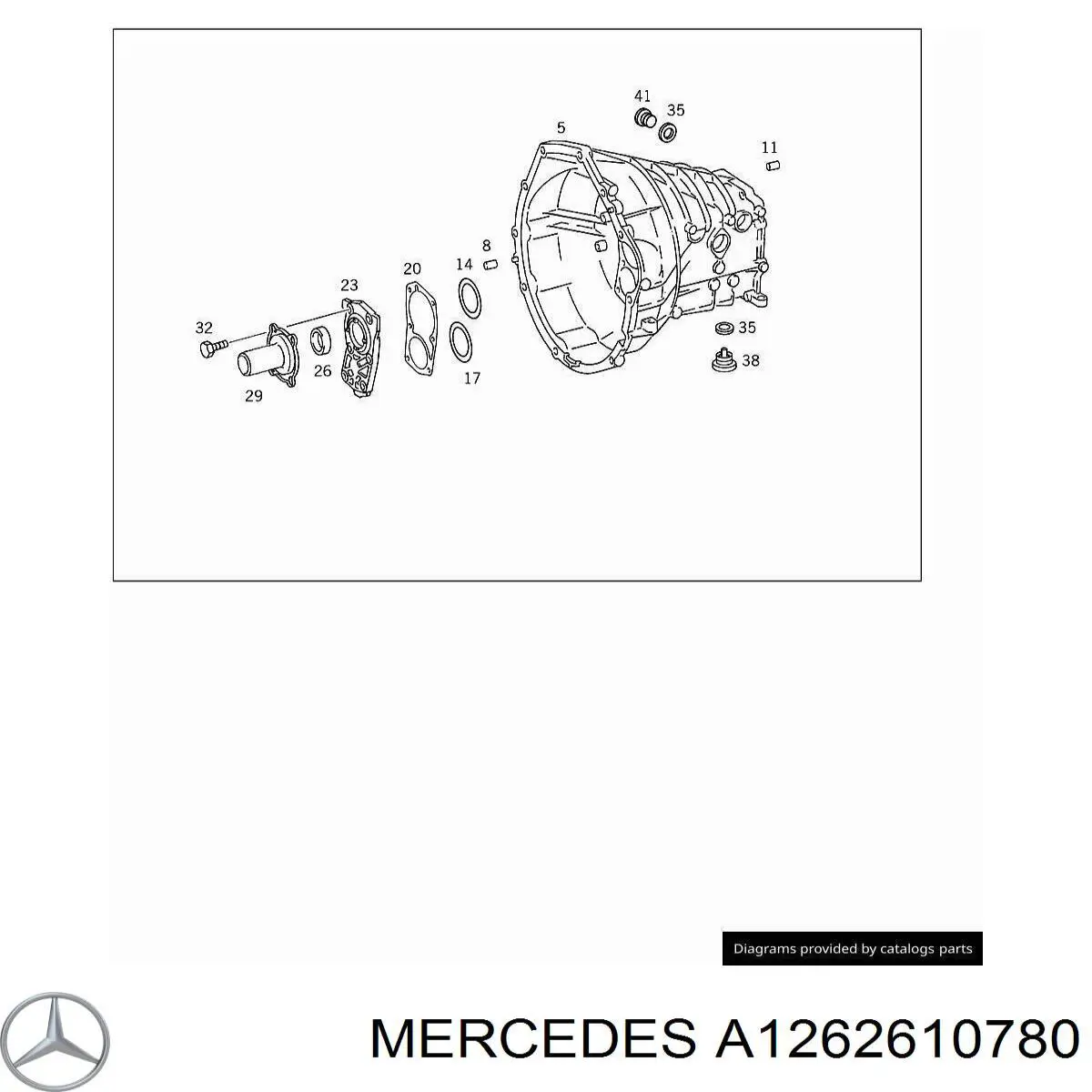 A126261078003 Mercedes 