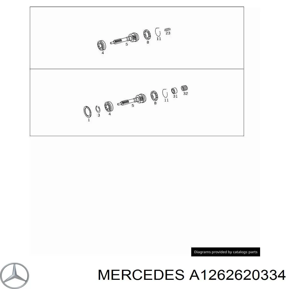 A1262620334 Mercedes 