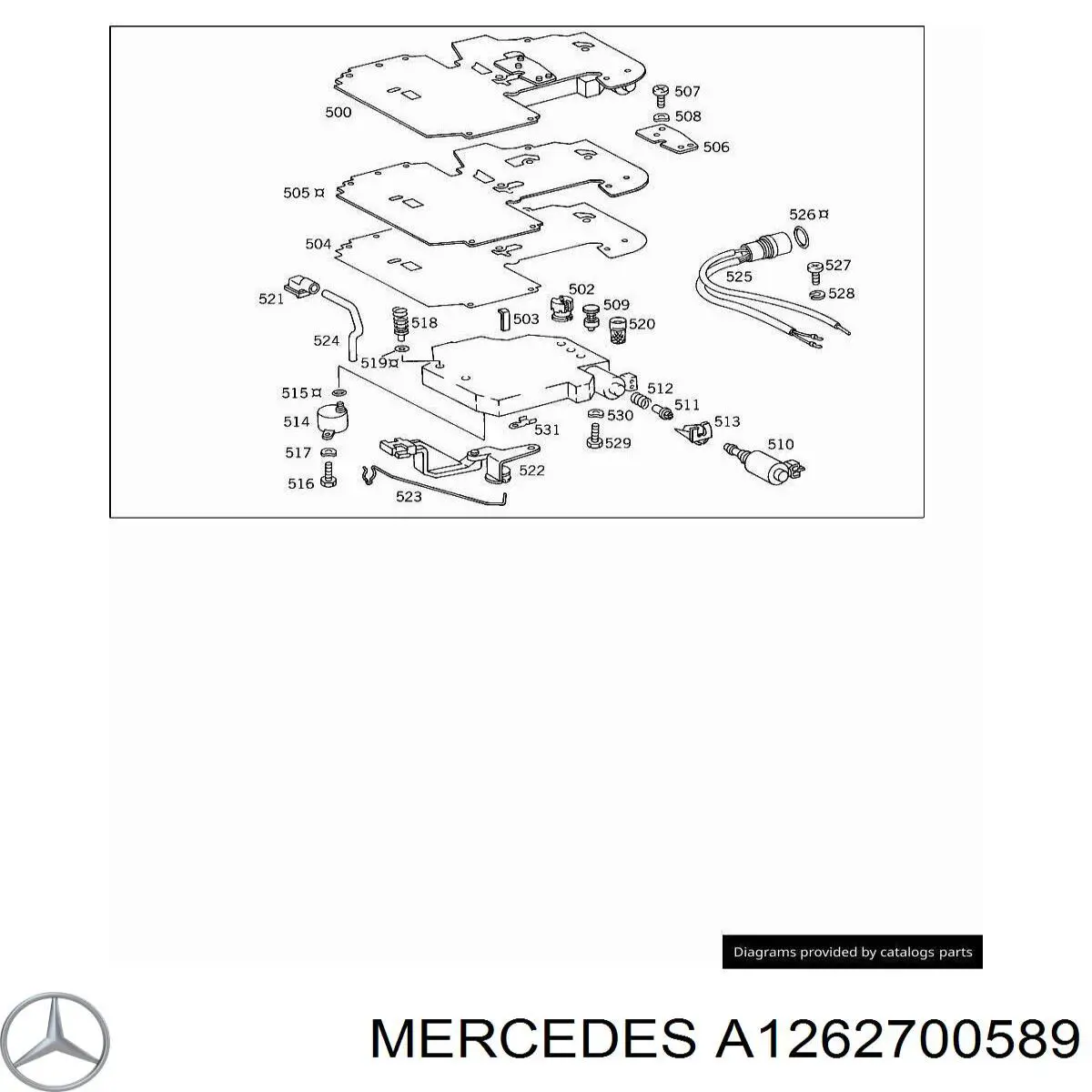  Mercedes A1262700589 цена, от 71.59 USD