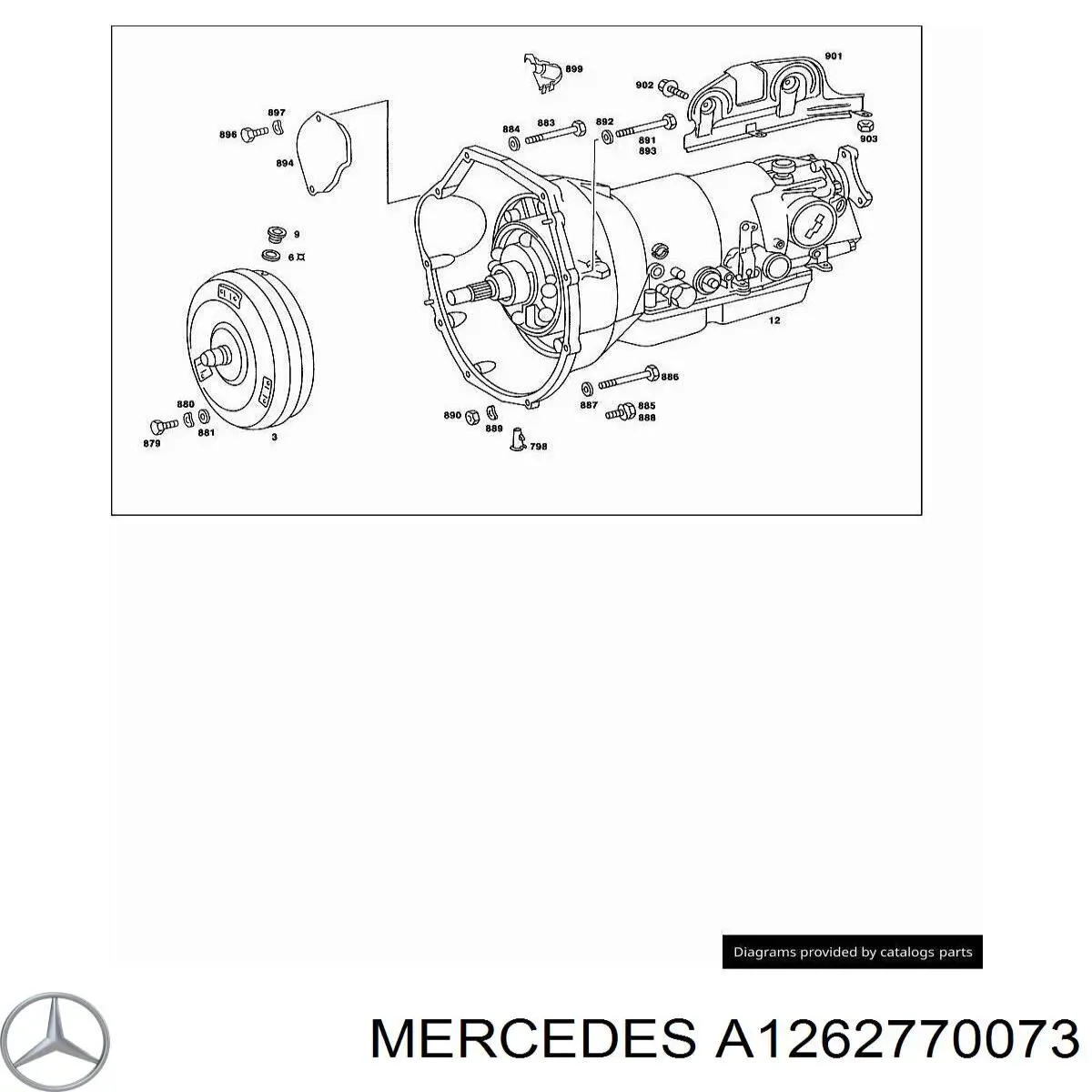 Купить A1262770073 Mercedes 