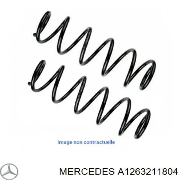 A1263211804 Mercedes пружина передняя
