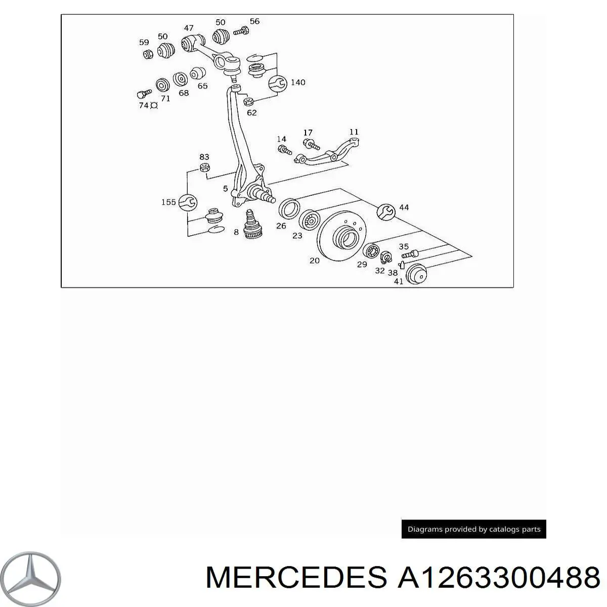 A1263300488 Mercedes 