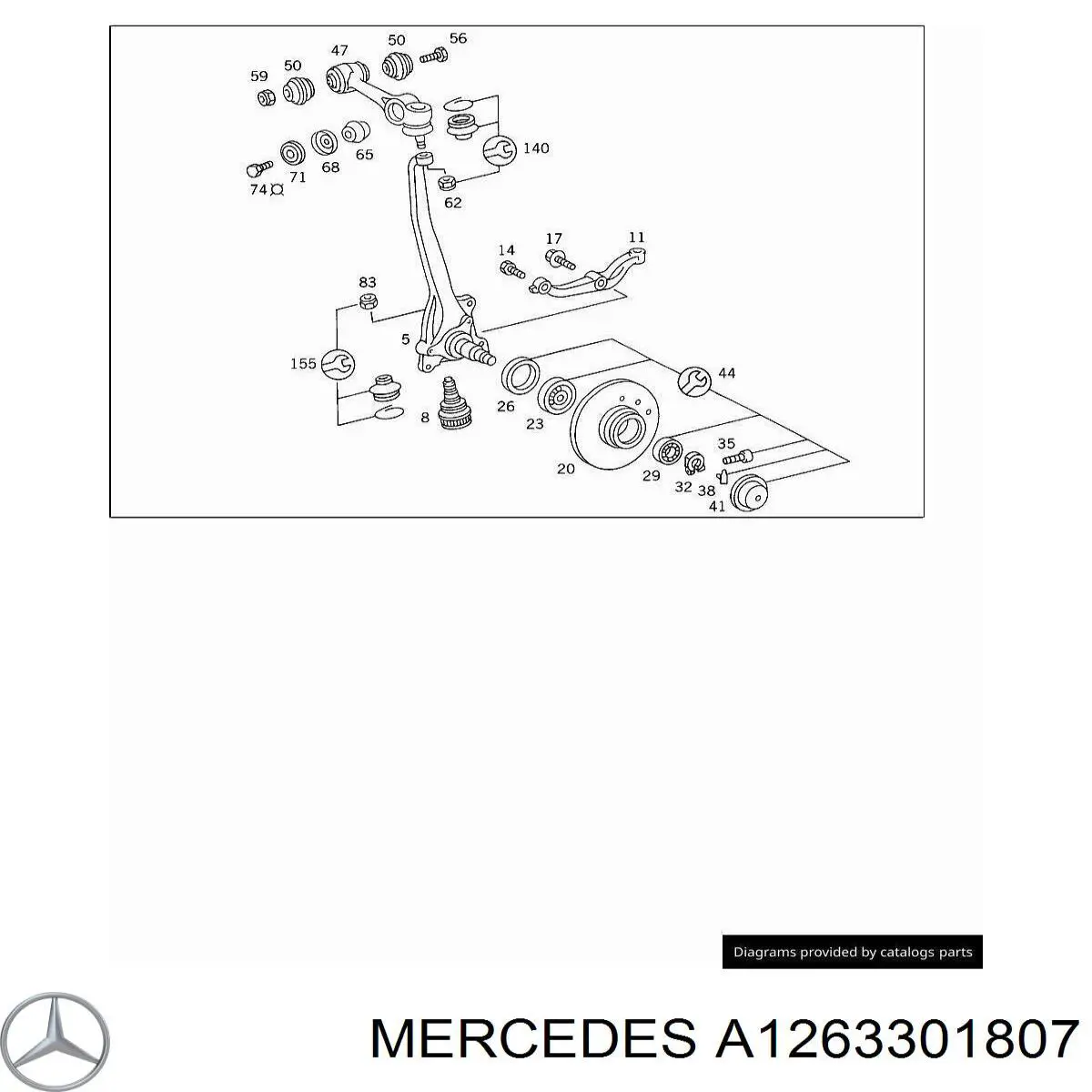 A1263301807 Mercedes 