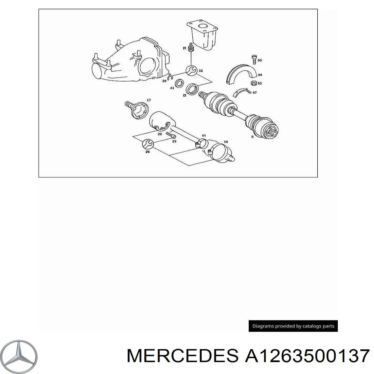 A1263500137 Mercedes 