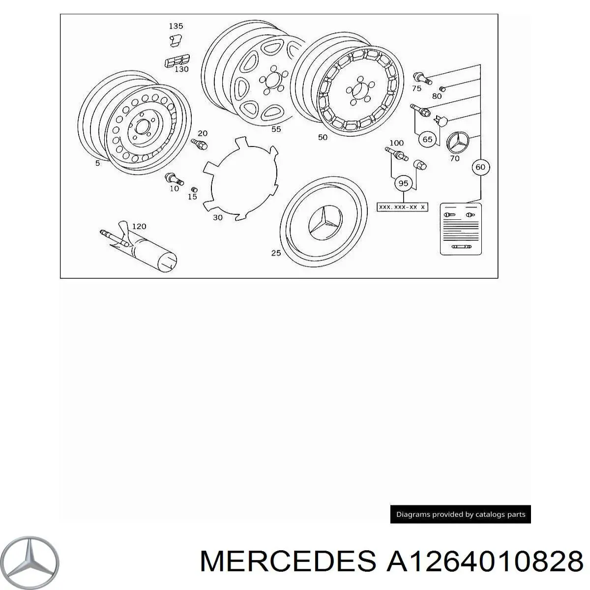 A1264010828 Mercedes 