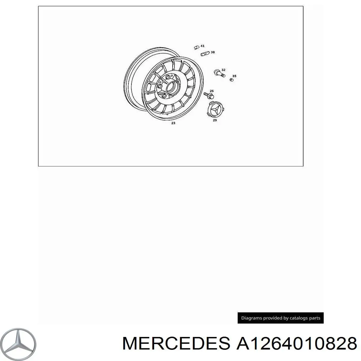  Mercedes A1264010828 цена, от 1.11 USD