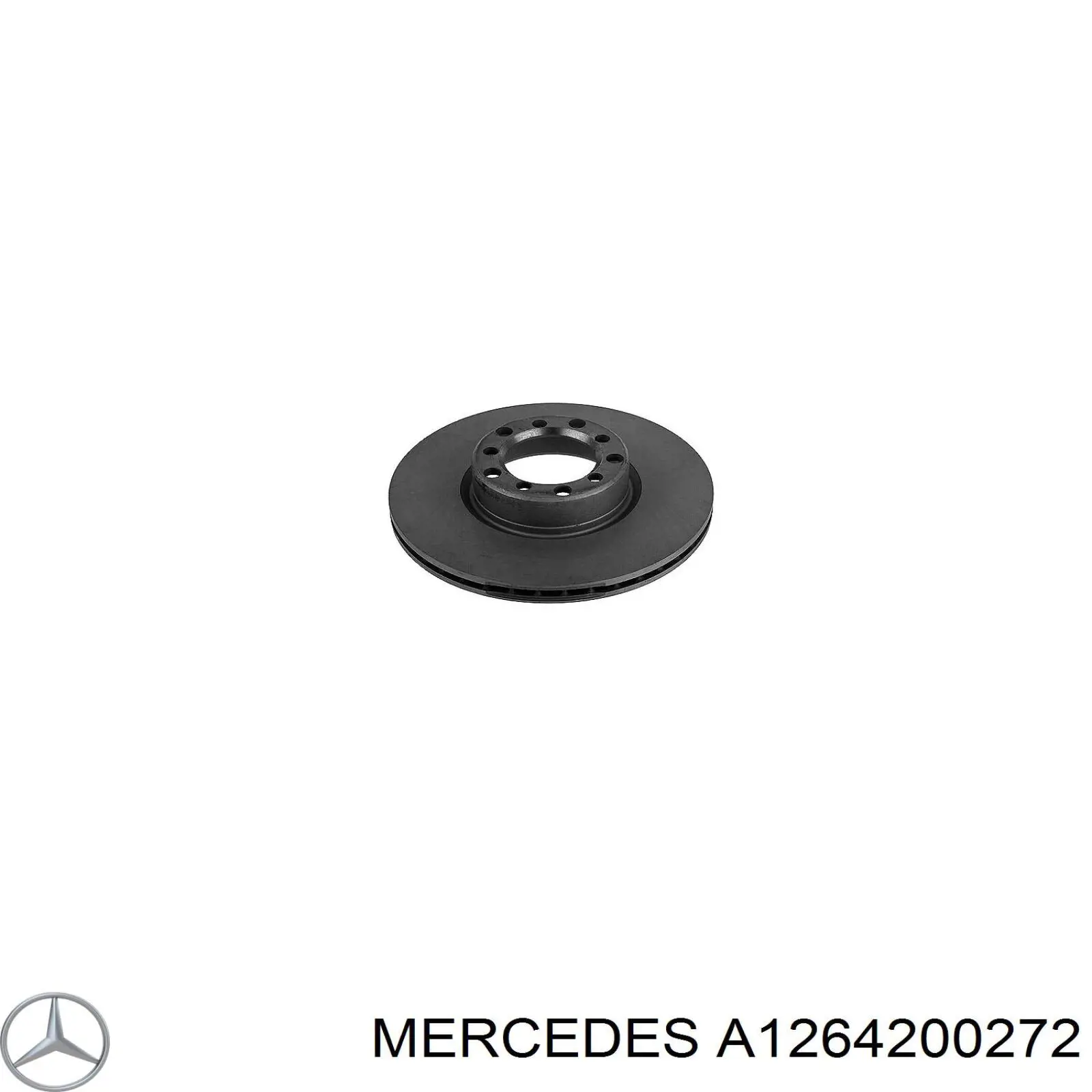 Передние тормозные диски A1264200272 Mercedes