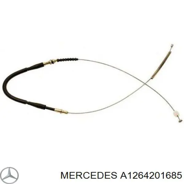 A1264201685 Mercedes трос ручного тормоза задний левый