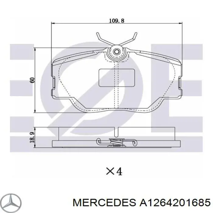 Трос ручного тормоза задний Adriauto 270236 цена, от 10.48 USD
