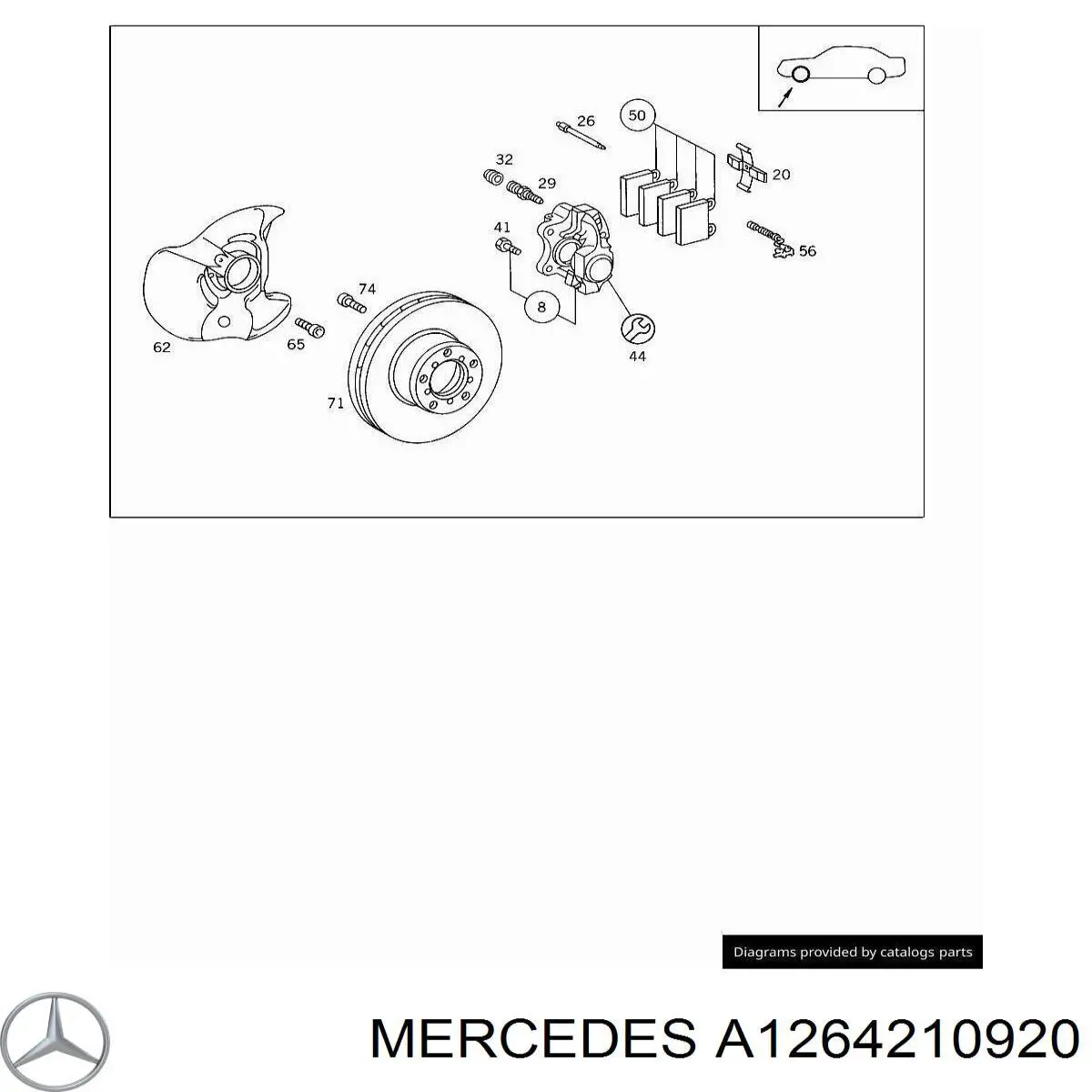 A1264210920 Mercedes 