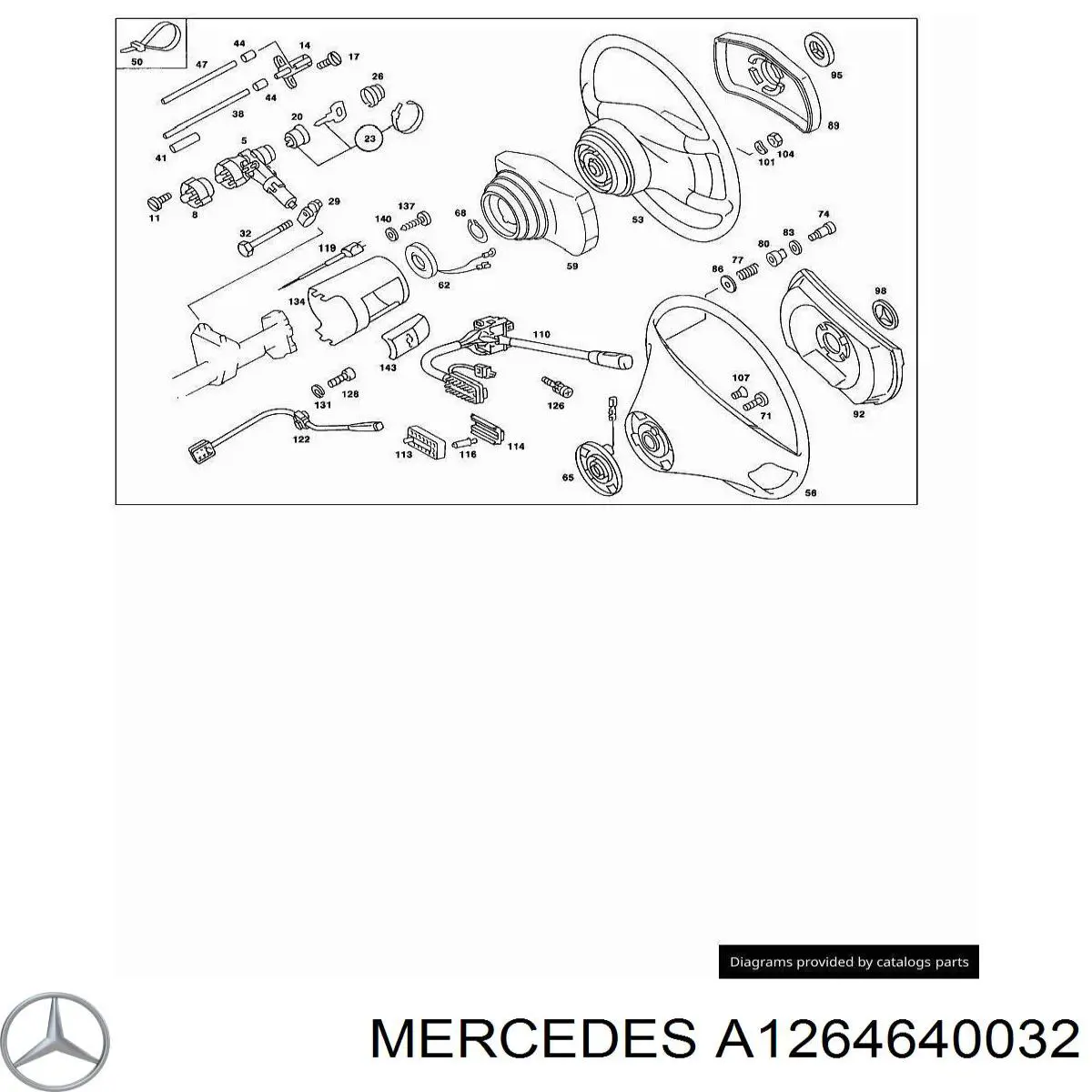 A1264640032 Mercedes 