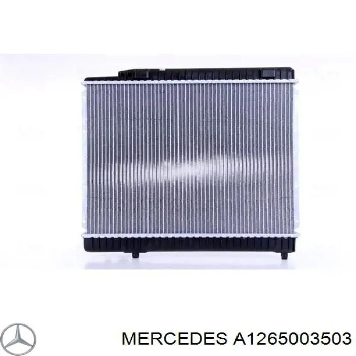 A1265003503 Mercedes Радиатор основной