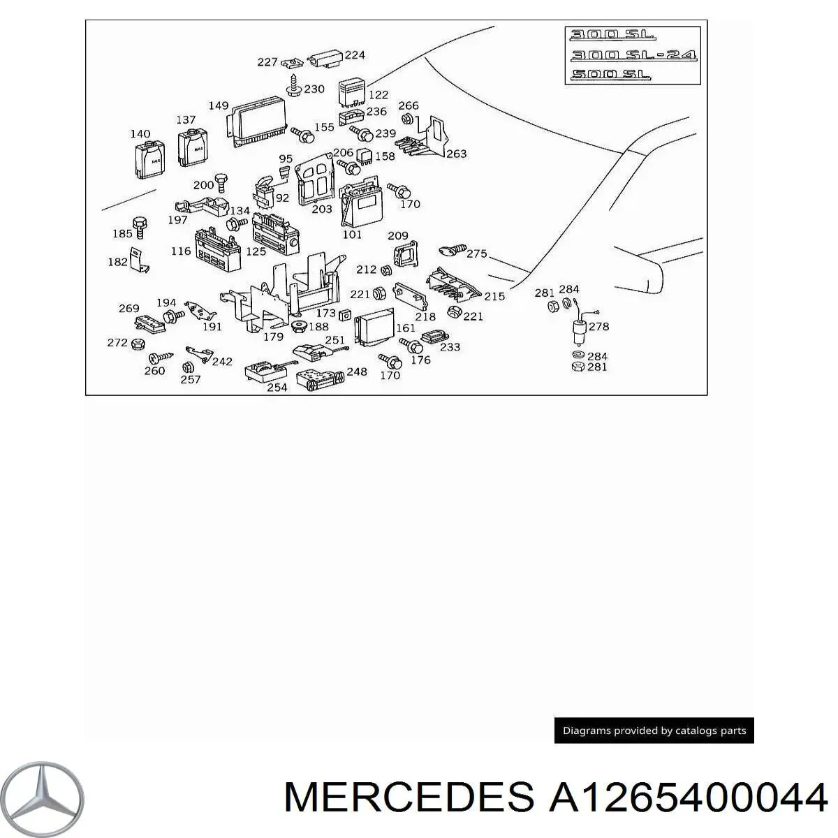  A1265400044 Mercedes