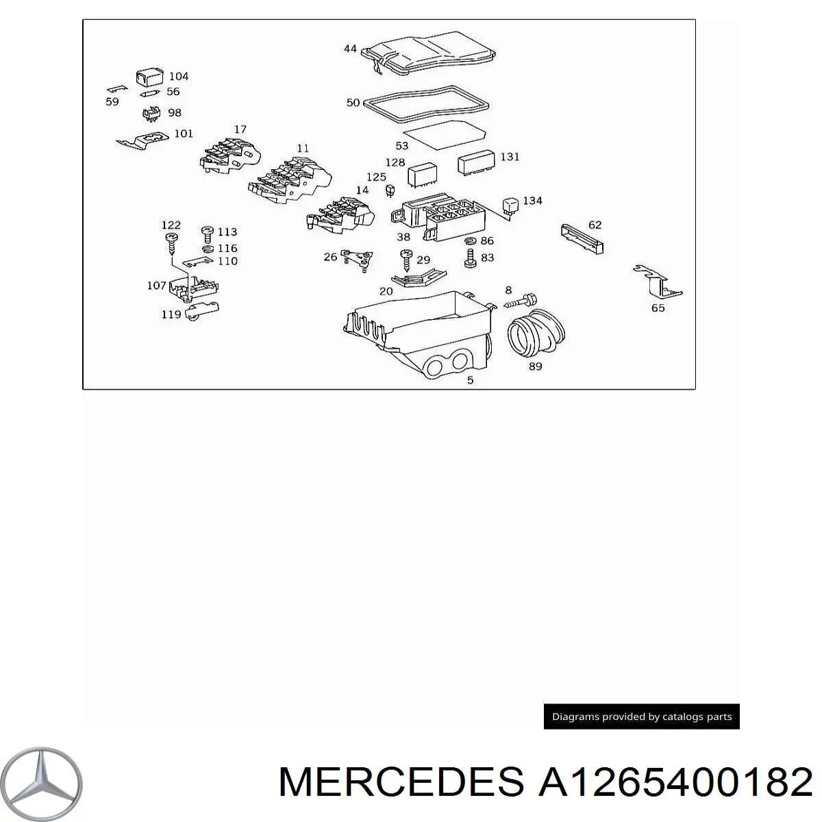  Mercedes 1265400182 цена, от  USD