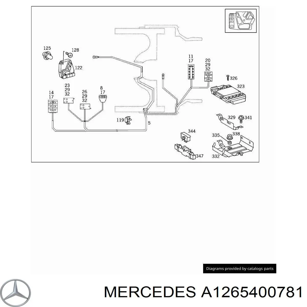 A1265400781 Mercedes 