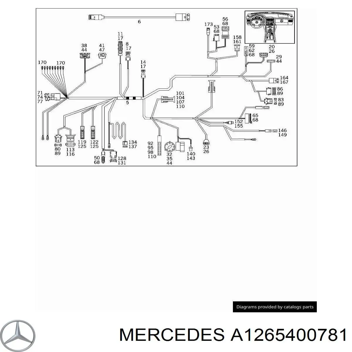  Mercedes A2025409109 цена, от 19.00 USD