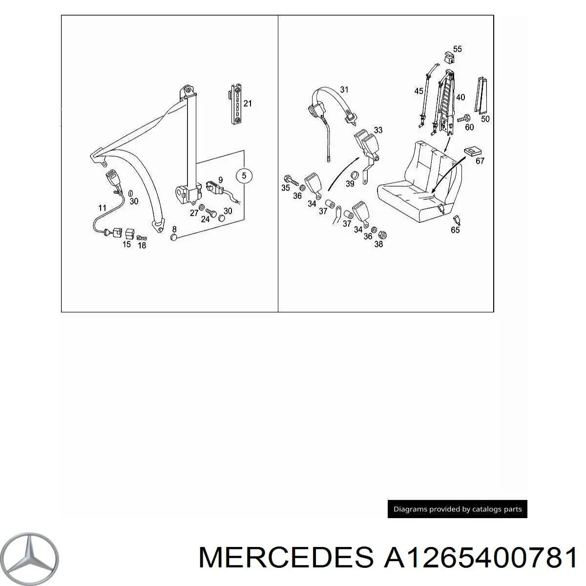  Mercedes A1265400781 цена, от 1.27 USD