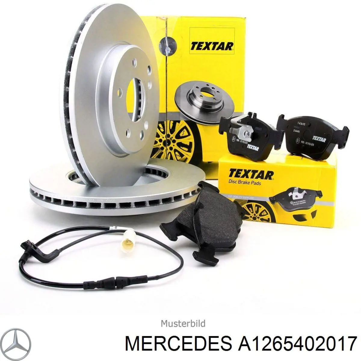 Датчик износа тормозных колодок передний A1265402017 Mercedes