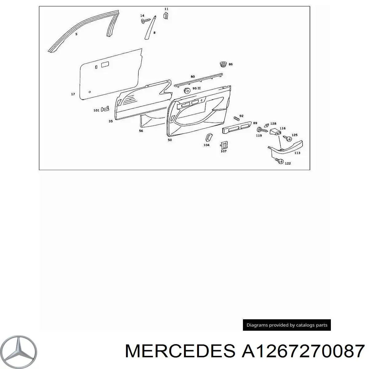 A1267270087 Mercedes 