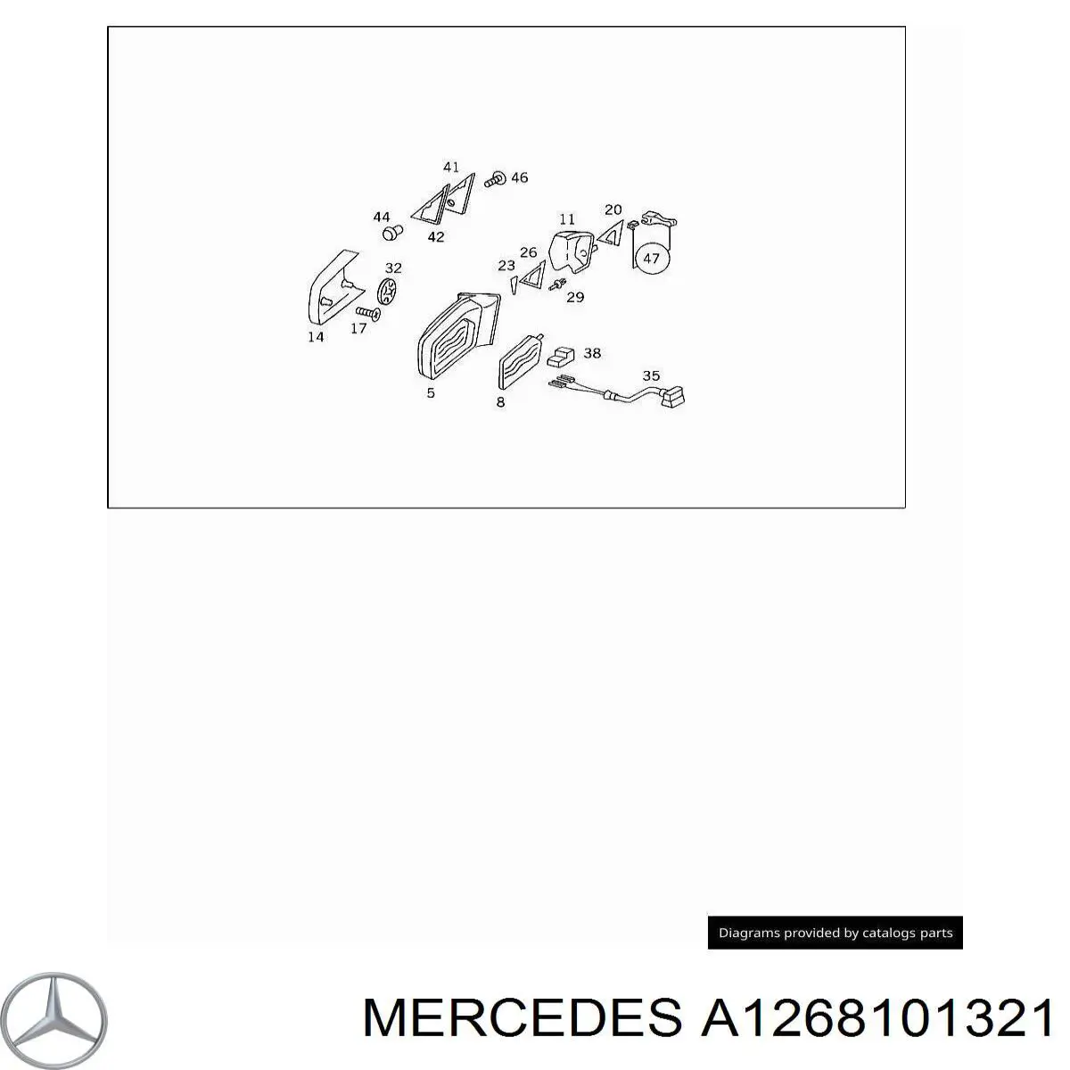 A1268101321 Mercedes 
