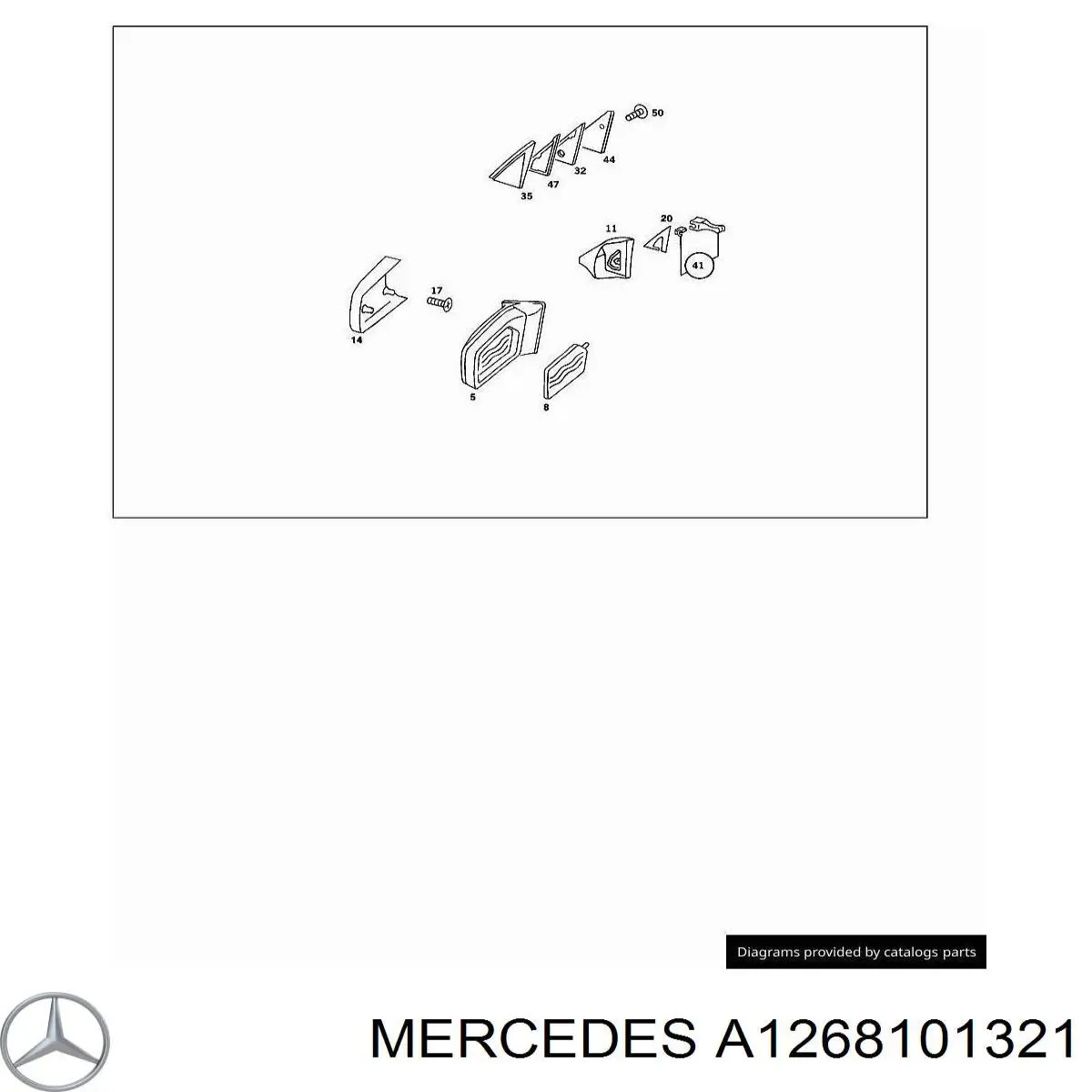  Mercedes A1268101321 цена, от 335.42 USD