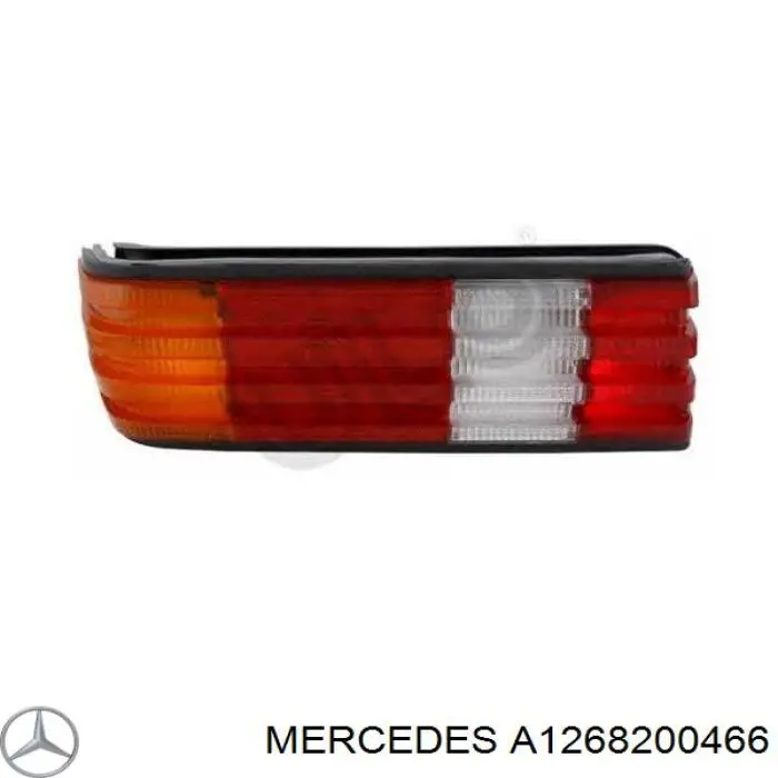 Стекло заднего фонаря, правого на Mercedes S (W126)