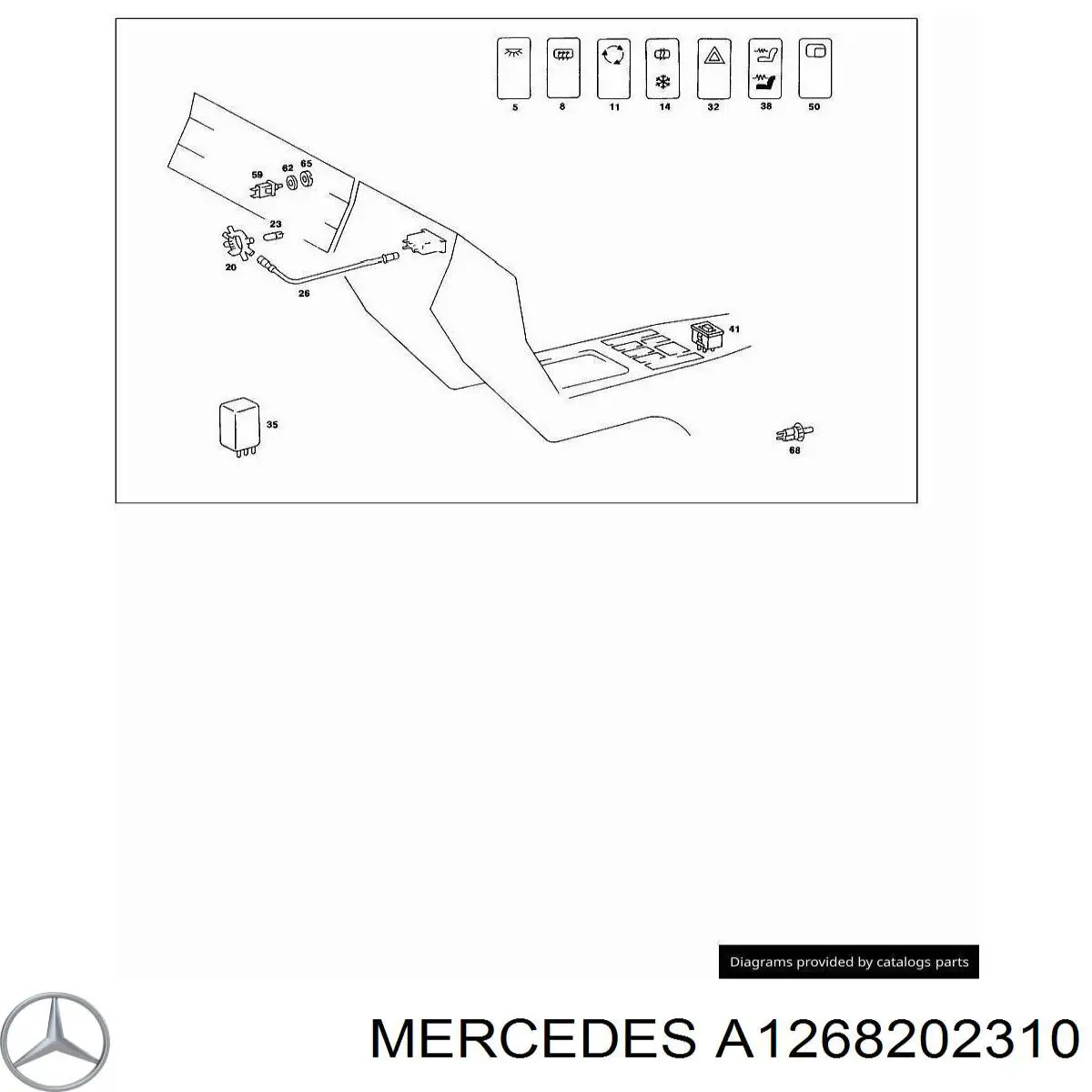  1268202310 Mercedes