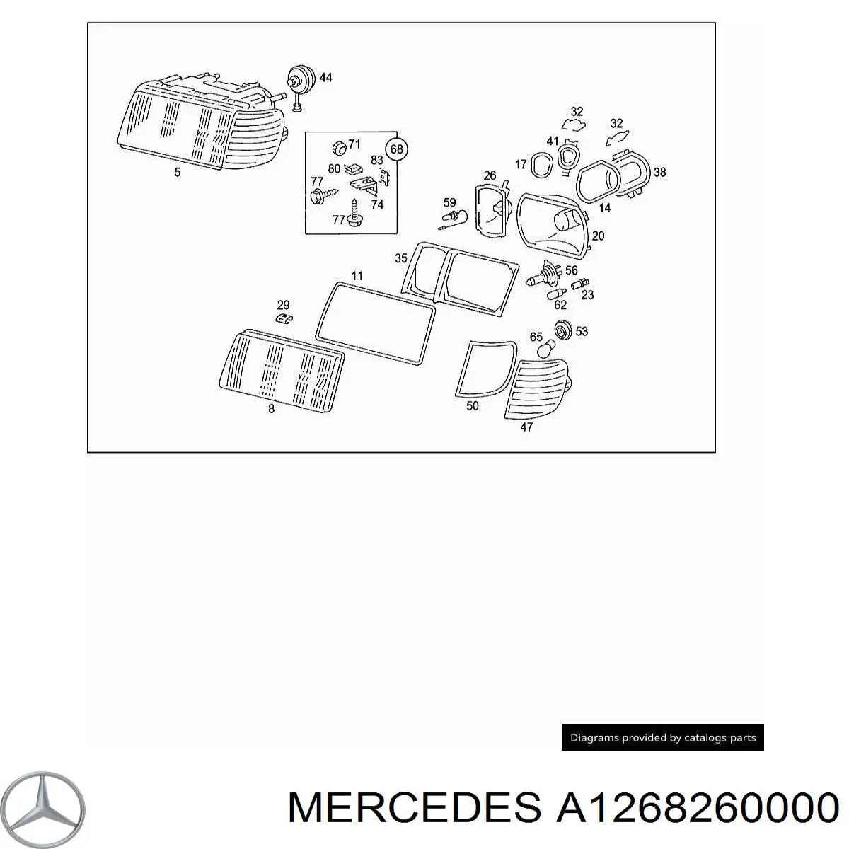 A1268260000 Mercedes 