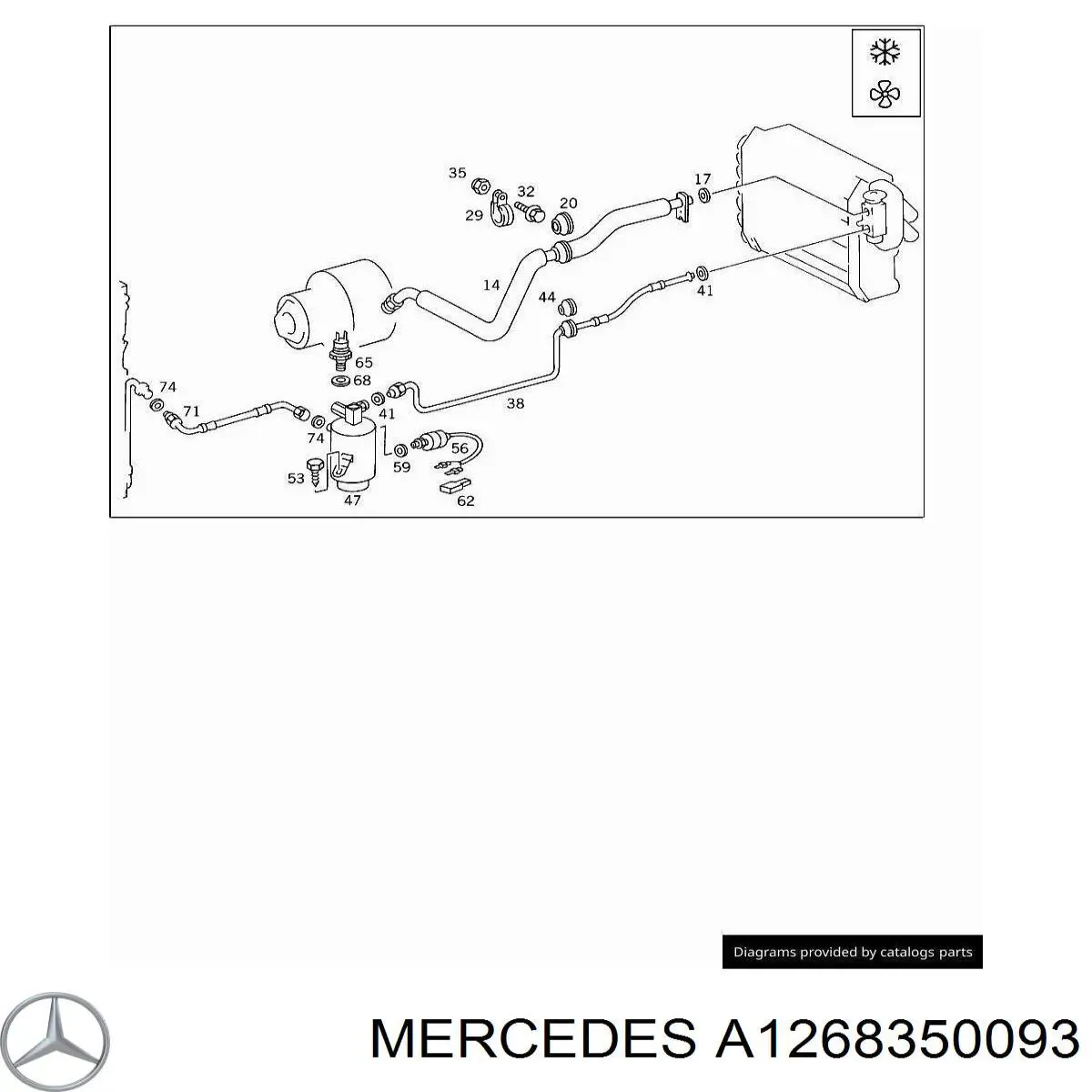 A1268350093 Mercedes 