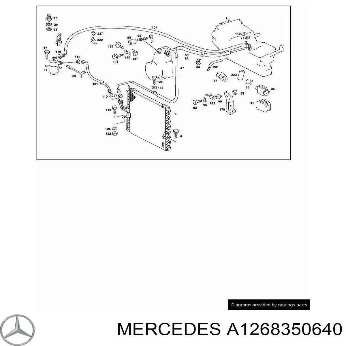 A1268350640 Mercedes 