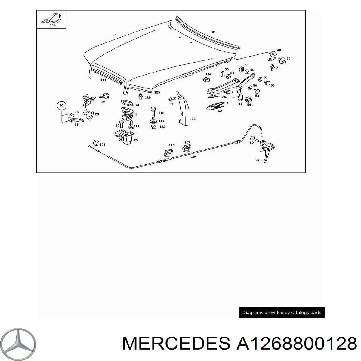  A1268800128 Mercedes