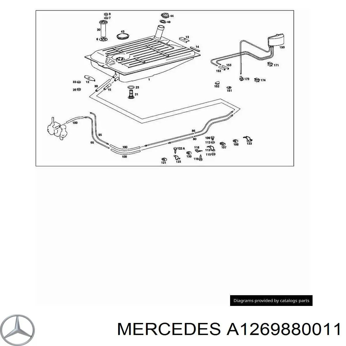  Mercedes A1269880011 цена, от 9.74 USD
