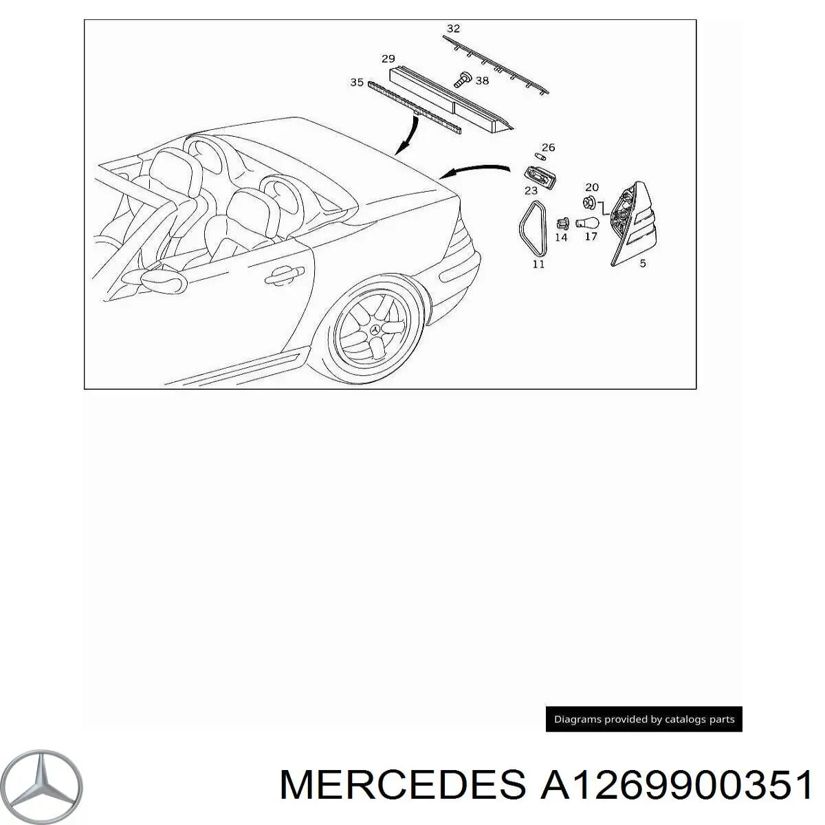 A1269900351 Mercedes 