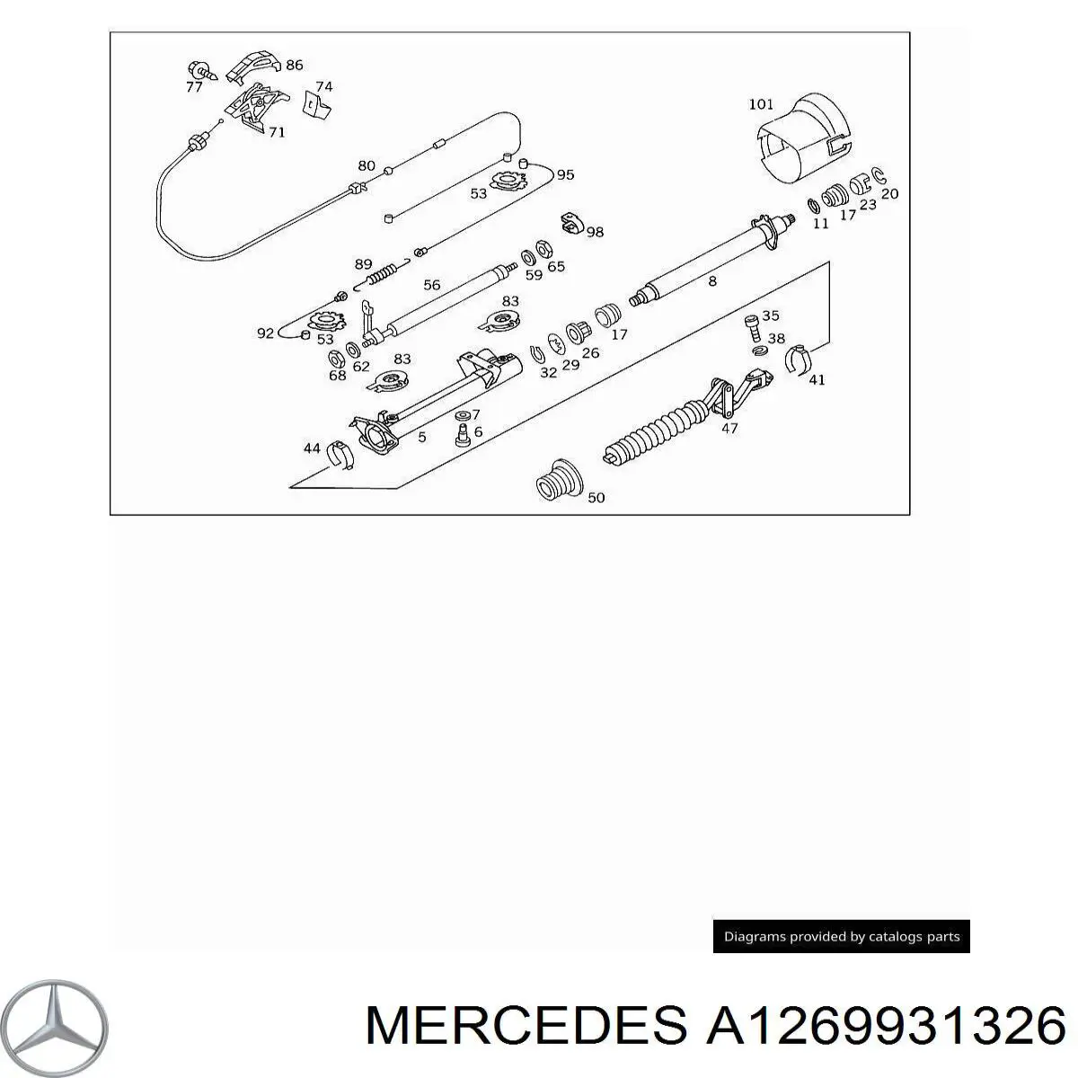  Mercedes A1269931326 цена, от 0.23 USD