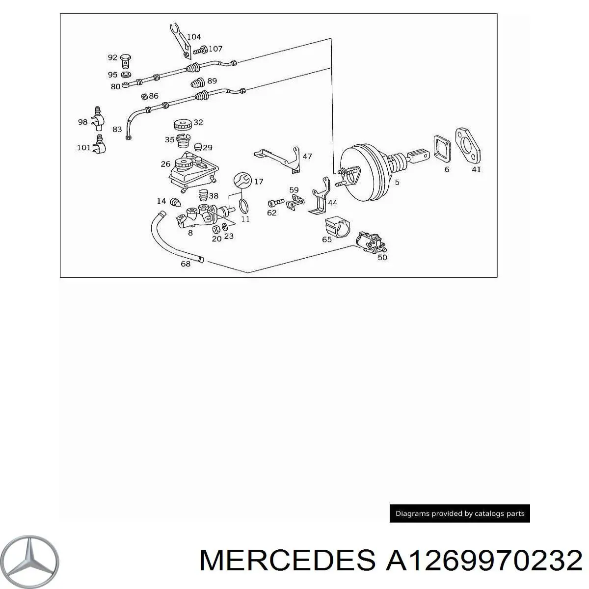  Mercedes A1269970232 цена, от 7.42 USD