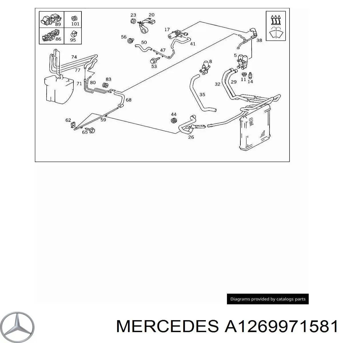  Mercedes A1269971581