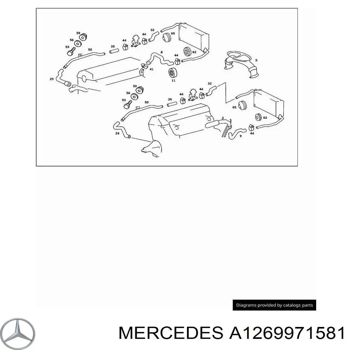 Купить A1269971581 Mercedes 